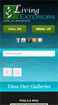 Mobile Screenshot of living-exteriors.com